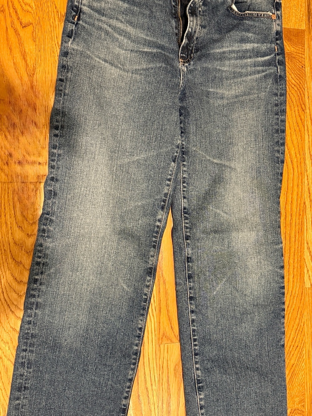 AG Women's Straight-Leg Jeans - Blue